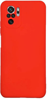 Senso Soft Touch Silicone Back Cover Red (Redmi Note 10 / 10s / Poco M5s)