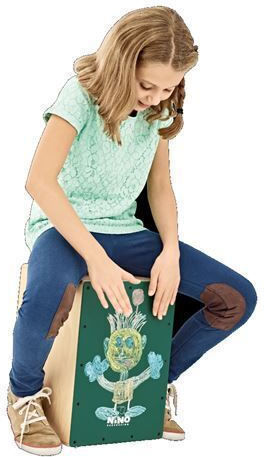 Nino Percussion Cajón Nino 951DG Traditionelles Für Kinder