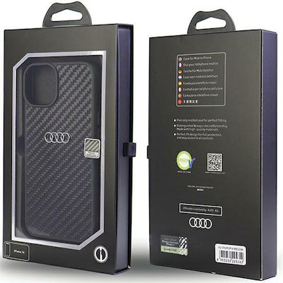 Audi Plastic Back Cover Black (iPhone 14)