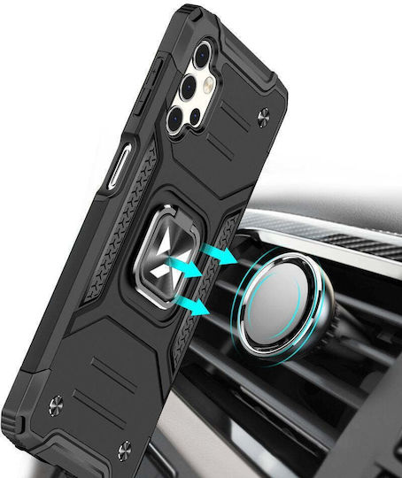 Wozinsky Ring Armor Back Cover Πλαστικό Ροζ (Galaxy A32 4G)