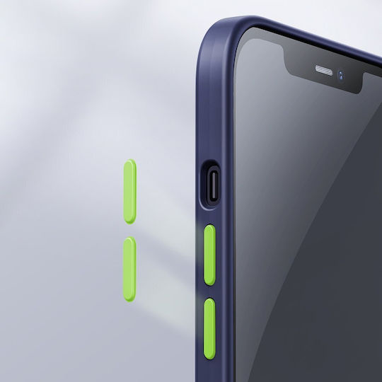 Joyroom Color Back Cover Plastic 1.3mm Negru (iPhone 12 Pro Max)