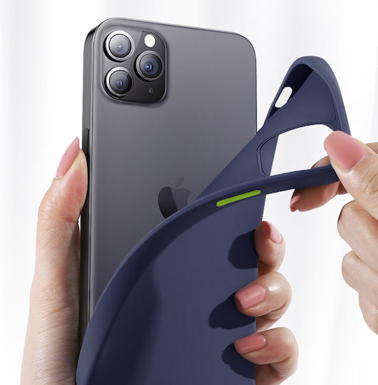 Joyroom Color Back Cover Plastic 1.3mm Negru (iPhone 12 Pro Max)