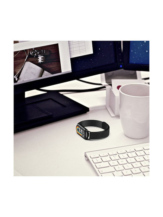 Tech-Protect MILANESEBAND Λουράκι Ανοξείδωτο Ατσάλι Γκρι (Smart Band 8 / 8 NFC)