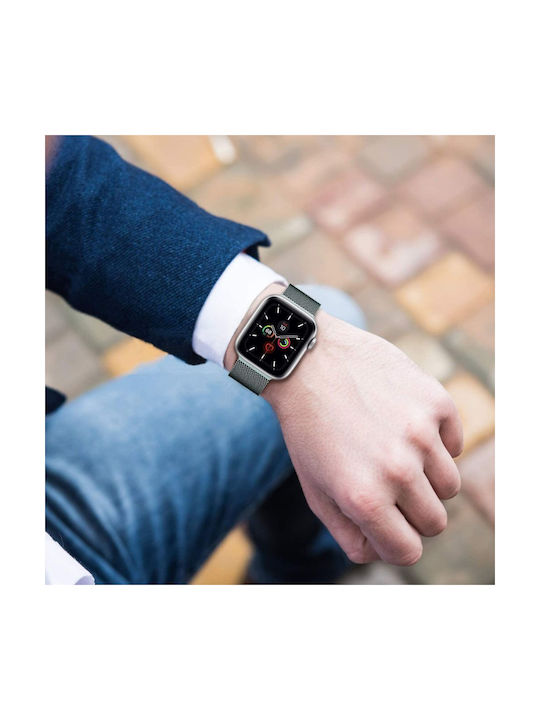 Tech-Protect Milanese Armband Rostfreier Stahl Gold (Apple Watch 44/45/46mm/Ultra 49mm)