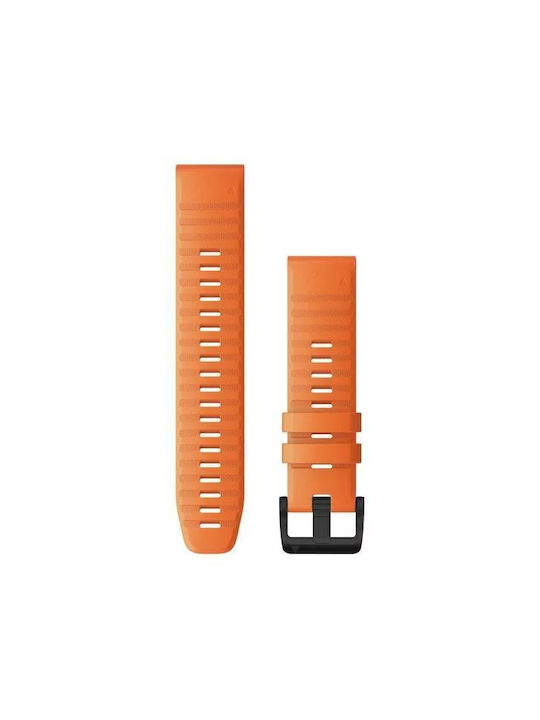 Garmin Quickfit 22 Strap Silicone Ember Orange (Fenix 5 / 5 Plus / 6 / 6 Pro / 7 / 7 Pro / 8 (47mm))