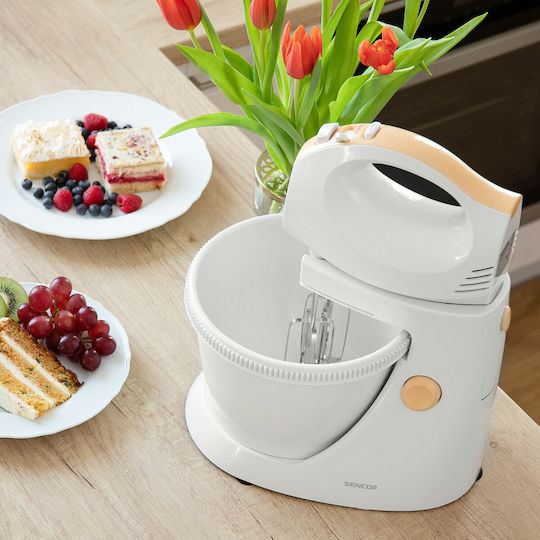 Sencor Μίξερ με Πλαστικό Κάδο Λευκό 500W