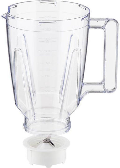 Muhler Μπλέντερ με Πλαστική Κανάτα 1.5 lt 500W Γκρι MB-155