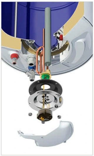 Forte Θερμοσίφωνας 60lt Glass Δαπέδου 4kW