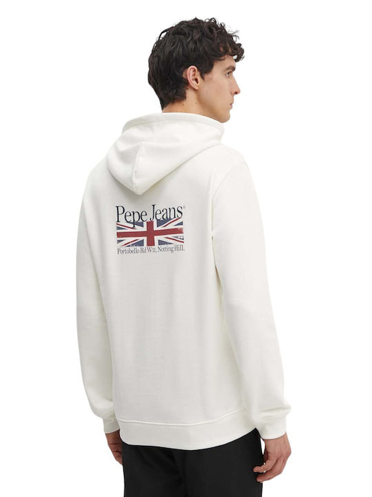 Pepe Jeans Ανδρικό Φούτερ Cream