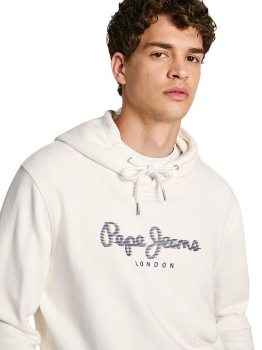 Sweatshirt with Hood Cream
