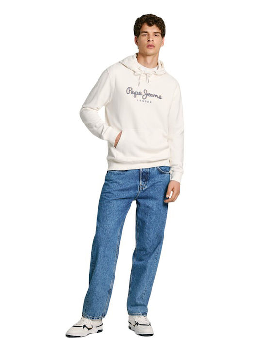 Sweatshirt with Hood Cream