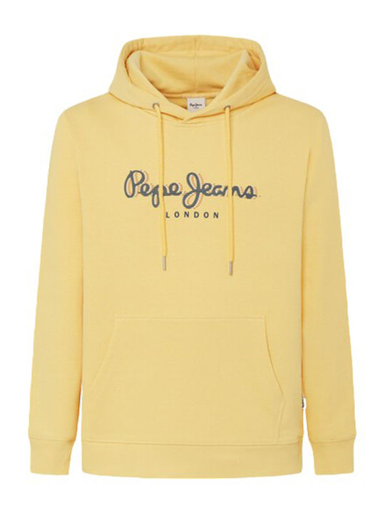 Φούτερ με Κουκούλα Yellow
