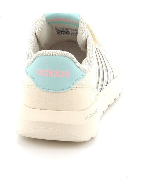 Run 60s Παιδικά Sneakers με Σκρατς Μπεζ