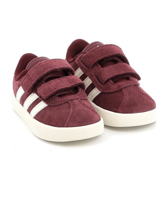 VL Court 3.0 Cf I Adidași Copii Cu Închidere Hoop & Loop Burgundy