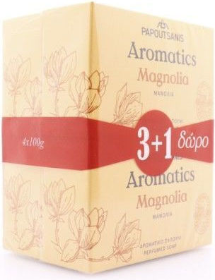 Papoutsanis Сапунени Блокчета Magnolia 4x100гр