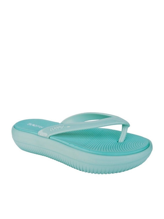 Jomix Frauen Flip Flops in Grün Farbe