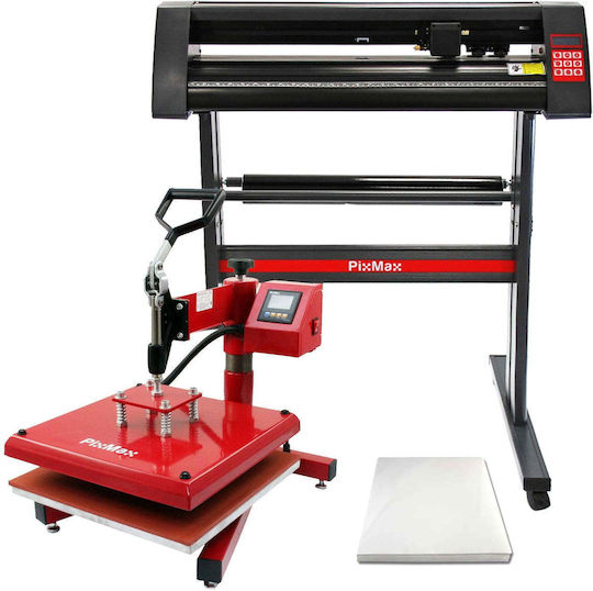 Pixmax 38cm Swing Heat Press and Vinyl Cutting Machine
