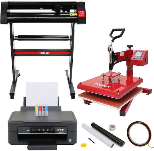 38cm Swing Press 720mm Vinyl Cutter Epson Printer & Weeding Kit