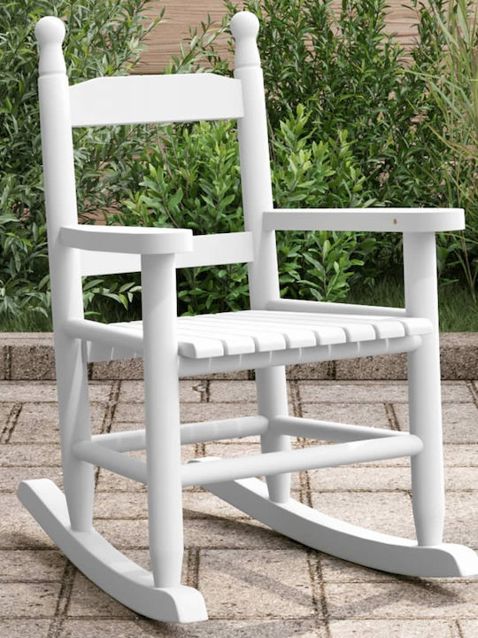 Kids Armchair White 36x46.5x57cm