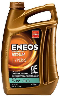 Eneos Συνθετικό Λάδι Αυτοκινήτου Hyper-S 5W-30 4lt