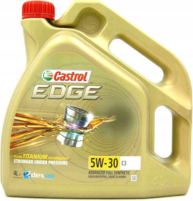 Castrol Edge Synthetic Car Lubricant 5W-30 C3 4lt