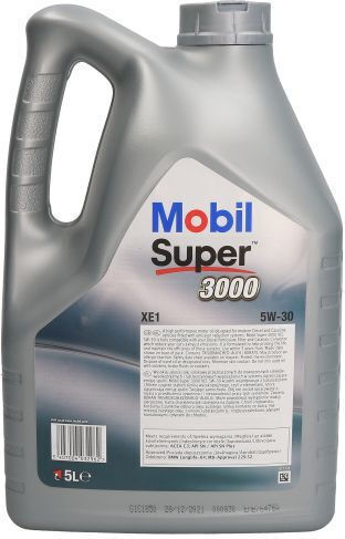 Mobil Super 3000 XE Synthetic Car Oil 5W-30 5lt