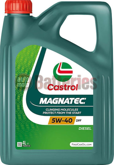 Castrol Magnatec Diesel DPF Синтетичен Масло за Автомобили 5W-40 4лт