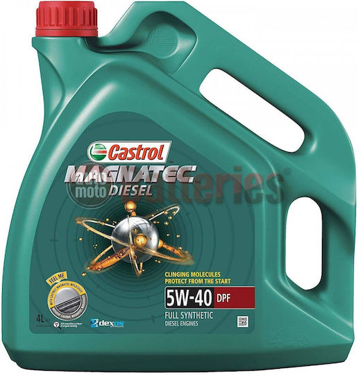 Castrol Magnatec Diesel DPF Синтетичен Масло за Автомобили 5W-40 4лт