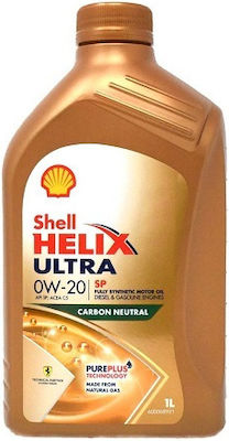 Shell Helix Ultra Sp Synthetic Car Lubricant 0W-20 1lt