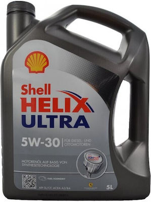 Shell Helix Ultra Synthetic Car Lubricant 5W-30 5lt