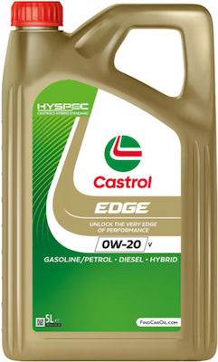 Castrol Συνθετικό Λάδι Αυτοκινήτου Edge Titanium FST 0W-20 4lt