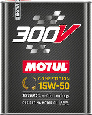 Motul 300V Competition Synthetic Car Lubricant 15W-50 2lt