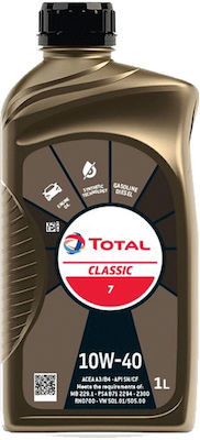 Total Classic 7 Car Lubricant 10W-40 A3/B4 1lt