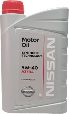 Nissan Motor Oil Car Lubricant 5W-40 1lt