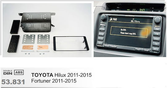 Πρόσοψη 1 Din / 2 Din για Toyota Hilux 2007+