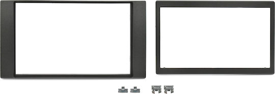 Phonocar Πρόσοψη 2 Din Μαύρη για Ford C-Max / Fiesta / Focus / Galaxy / Kuga / Mondeo / Transit