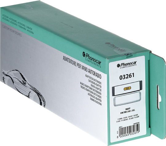 Phonocar DIN-Verkleidungsplatten 2 Din für Smart FürZwei 2000-2007