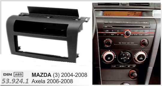 DIN Fascia Panels 2 Din for Mazda 3 2003 - 2008 for Mazda 3 2003 2008