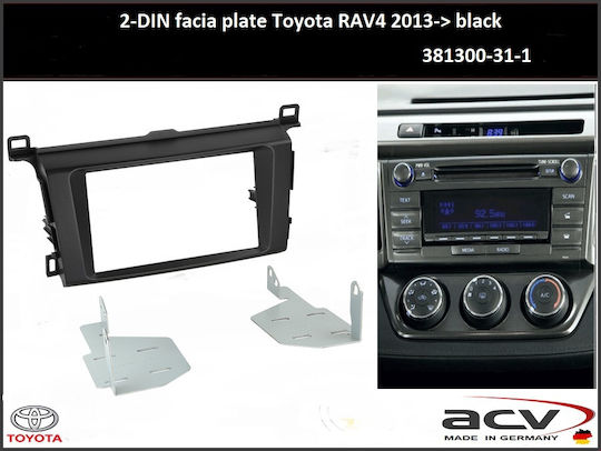 DIN Fascia Panels 2 Din for Toyota RAV4 2013 - 2018 for Toyota RAV 4 2013 2018