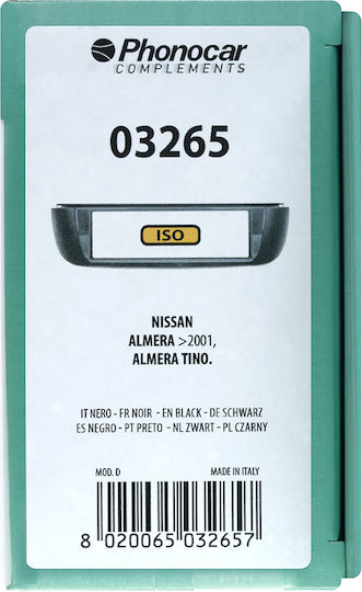 Phonocar DIN Fascia Panels 2 Din for Nissan Almera 2001