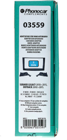 Phonocar Πρόσοψη 2 Din για Subaru Legacy