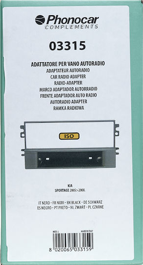 Phonocar Πρόσοψη 1 Din / 2 Din για Kia Sportage 2005-2008