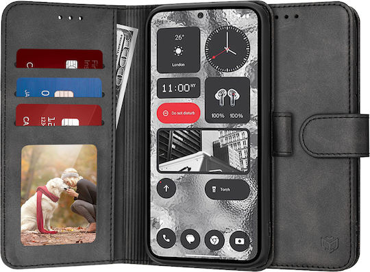 Techsuit Book Silicon Negru (Nothing Phone 2)