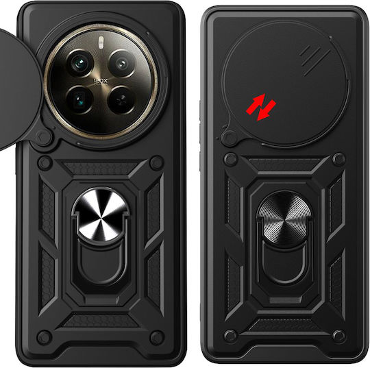 Techsuit Camshield Back Cover Πλαστικό / Σιλικόνης Ροζ Χρυσό (Realme 12 Pro)