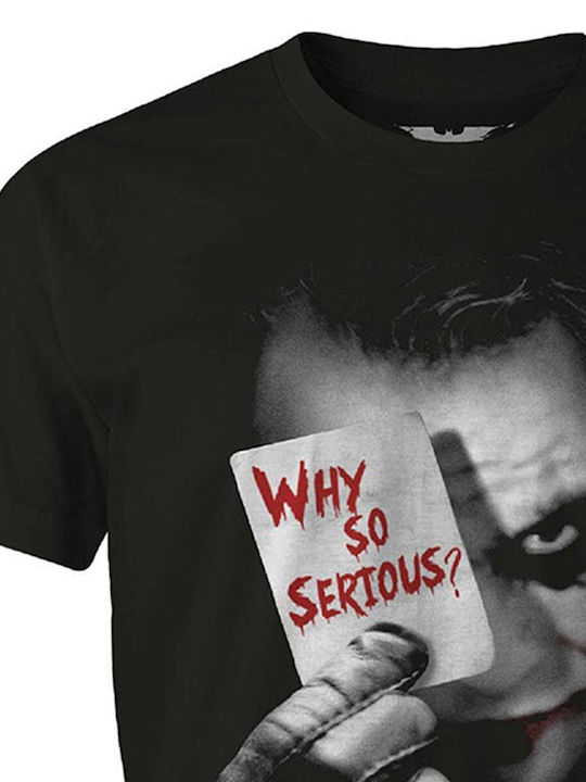 Cotton Division T-shirt Batman Μαύρο Βαμβακερό