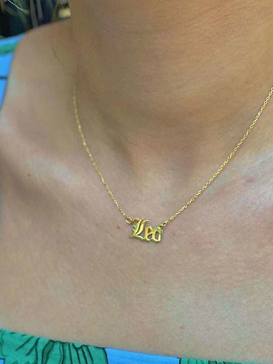 Goldsmith Κολιέ Ζώδιο Λέων από Ασήμι