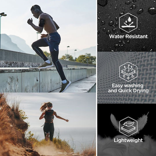Spigen Dynamic Shield A702 Armband Ръчна лента до 6.9" Черен AMP04617