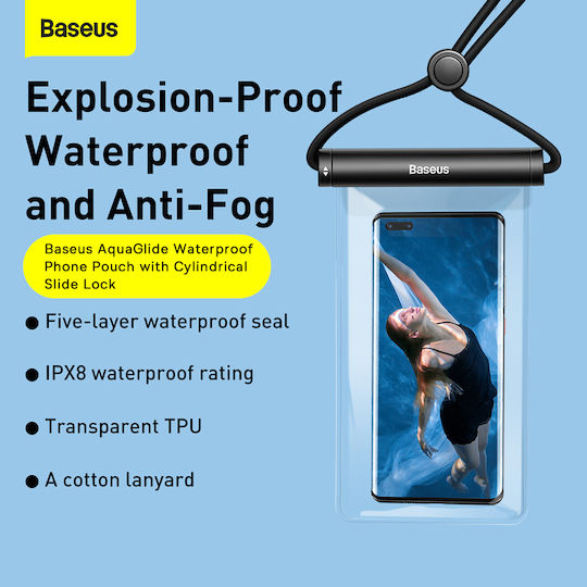 Baseus Aquaglide Zylinder Wasserdichtes Gehäuse Bis 7.2 Blau P60263701U03-00