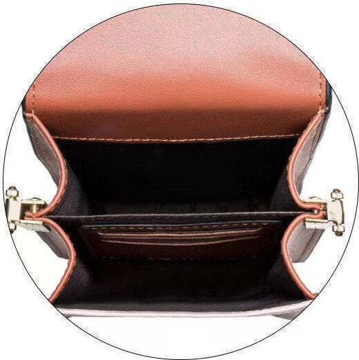 Hurtel Fancy Shoulder Strap Sock & Pouch Light Brown