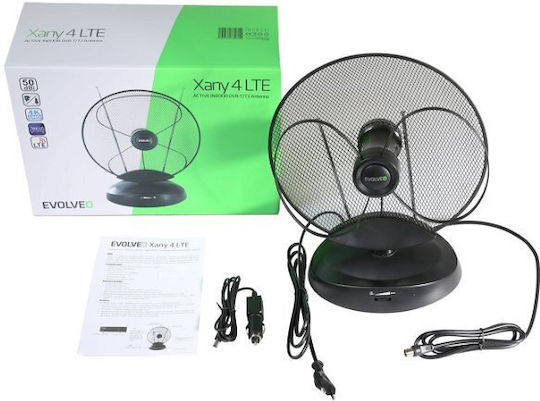 Evolveo XANY 4 LTE TDE XANY 4 Indoor TV Antenna Requires Power Black